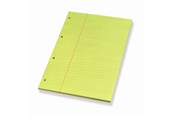 Vihkot, Lomakkeet & Muistikirjat - Bantex Legal Pad Keltainen A4 W/Margin - 100051856
