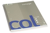 Vihkot, Lomakkeet & Muistikirjat - Bantex Col College Pad Squared Punched Holes A4 - 1733922-000