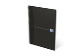 Vihkot, Lomakkeet & Muistikirjat - Oxford Office Essentials A4 Soft Card Twin-wire Notebook Ruled 180 Pages Musta SCRIBZEE® Compatible - 100102931