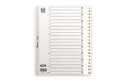 Kansio- ja muovitaskut & Hakemistot - Oxford Strongline Index A-Å A4+ Pp 0.12 White - 400020554
