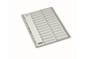 Kansio- ja muovitaskut & Hakemistot - Bantex Strong-Line®Indexes 1-54 Harmaa - 100204678