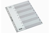 Kansio- ja muovitaskut & Hakemistot - Bantex Strong Line-Index Harmaa A4 1-10 Harmaa - 100204665
