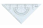 Kirjoitus- ja piirustustarvikkeet - Linex 2622 Geometry Set Square - 100413013