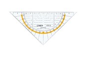 Kirjoitus- ja piirustustarvikkeet - Linex 1616G Geometry Set Square - LXA51616G