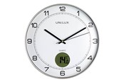 Sisustus - Unilux Tempus Clock metal grey - 400094592