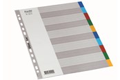 Kansio- ja muovitaskut & Hakemistot - Bantex Strong-Line®Dividers A4 10 Parts - 100205037