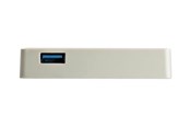 Verkkokortit (verkkosovittimet, tulostuspalvelimet jne.) - StarTech.com USB 3.1 USB-C Ethernet Adapter with Extra USB Port - Valkoinen - network adapter - US1GC301AUW
