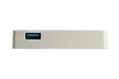 Verkkokortit (verkkosovittimet, tulostuspalvelimet jne.) - StarTech.com USB 3.1 USB-C Ethernet Adapter with Extra USB Port - Valkoinen - network adapter - US1GC301AUW