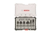 Poranterät & Ruuvauskärjet - Bosch Jyrsinteräsarja, 6 kpl, tasaukseen ja reunaukseen, 6 mm:n kara 6-piece Trim and Edging Router Bit Set. - 2607017468