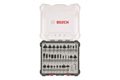Työkalut - Bosch Jyrsinteräsarja, 30 kpl:n valikoima, 6 mm:n kara 30-piece Mixed Application Router Bit Set. - 2607017474
