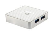 USB hub - Conceptronic HUBBIES03W - Versio 1 - keskusyksikkö - 4 porttia USB hub - 4 porttia - USB 3.2 - Valkoinen - HUBBIES03W