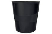 Kirjoituspöytätarvikkeet - Leitz  WOW paperikori 15L Musta - 52781095