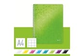 Vihkot, Lomakkeet & Muistikirjat - Leitz muistikirja kierteellä PP WOW A4 ruutu - 46380054