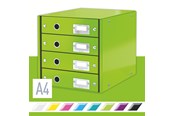 Arkistointi & Säilytys - Leitz  vetolaatikosto Click & Store 4-ltk WOW Vihreä - 60490054