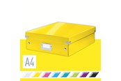 Arkistointi & Säilytys - Leitz WOW Click & Store lokerikkolaatikko, Medium Keltainen - 60580016