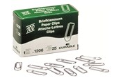 Kirjoituspöytätarvikkeet - DURABLE Briefklammern 26mm verzinkt 100 Stück - 1206-25