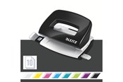 Lävistäjät & Nitojat - Leitz WOW mini metallilävistäjä 2-reik. / 10 arkkia Musta - 50601095