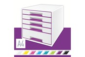 Arkistointi & Säilytys - Leitz  WOW vetolaatikosto 5-ltk Violetti - 52142062