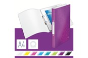 Mapit & Kansiot - Leitz rengaskansio WOW PP A4 2RR/25mm Violetti - 42570062