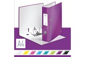 Mapit & Kansiot - Leitz WOW kartonkimappi 180° A4/80mm Violetti - 10050062