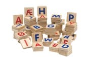 Puulelut - Krea Capital Letters With Magnet - 257