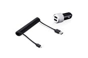 Puhelin - Adapterit & Laturit - Just Mobile ErMaantie Max Micro USB -autolaturi - CC-168S
