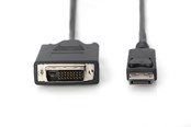 Näyttökaapeli - DIGITUS DisplayPort 1.1a to DVI Adapter Cable - 1m - AK-340301-010-S