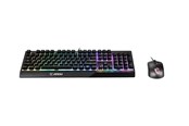 Näppäimistöt - MSI Vigor GK30 combo - Näppäimistö and mouse set - US - Näppäimistö ja Hiirisetti - Englanti (US) - Musta - S11-04US602-CLA