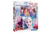 Palapelit - Clementoni 2x60 palapeliä lapsille Frozen 2 - 21609