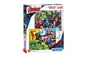 Palapelit - Clementoni Puzzle The Avengers 2x60 kpl. - 21605