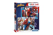 Palapelit - Clementoni Puzzle Spiderman 2x60 kpl. Lattia - 21608