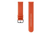 Smartwatch - Lisävarusteet - Samsung Galaxy Watch Active2 - Leather Strap - Orange - ET-SLR82MOEGWW