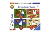 Palapelit - Ravensburger Miffy-palapeli 4in1 Lattia - 69651