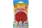 Luovat leikit - Hama Ironing beads-dark Punainen (022) 1000pcs. - 207-22