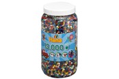 Luovat leikit - Hama Ironing Helmet in Pot-Mix 13.000pcs. - 211-67