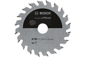 Pyörösahat - Bosch Standard for Wood -pyörösahanterä johdottomiin sahoihin 85 x 1,1 / 0,7 x 15 T20 - 2608837666