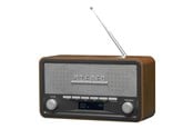 DAB, Verkko- & Kelloradiot - DENVER DAB-18 - Kelloradio - Bluetooth - DAB/DAB+/FM - Stereo - Ruskea - DAB-18