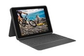 Näppäimistöt - Logitech Rugged Folio - Näppäimistö and folio case - UK English - Näppäimistö & Foliosetti - Englanti (UK) - Musta - 920-009319