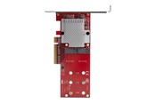 Kovalevyt - lisätarvikkeet - StarTech.com x8 Dual M.2 PCIe SSD -sovitin - PCIe 3.0 - PCI Express M.2 SSD -sovitus kortti- PCIe NVMe ja PCIe AHCI M.2 SSD:ille - liitäntäsovitin- M.2-kortti-PCIe 3,0 x8 - PEX8M2E2
