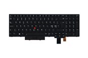 Näppäimistöt - Lenovo Chicony - Kannettavan tietokoneen näppäimistö – vaihtoon - Pohjoismainen - Musta - 01HX258