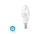 Smart Home - Älykoti - Nedis Smart LED-pære | E14 | C37 | 5 W | 400 lm | - WIFILF10WTC37