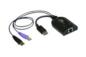 Toistimet & Lähettimet - ATEN KA7169 DisplayPort USB Virtual Media KVM -sovitinkaapeli älykortinlukijalla (CPU-moduuli) - KA7169-AX
