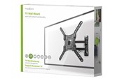 Seinäkiinnitys, AV-kiinnikkeet & AV-kalusteet - Nedis TVWM1530BK - seinäteline (täysin liikuteltava) - Max 30 kg - recommended for 55" - TVWM1530BK