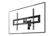 Seinäkiinnitys, AV-kiinnikkeet & AV-kalusteet - Nedis TVWM1550BK - seinäkiinnike (täysin liikuteltava) - Max 25 kg - recommended for 70" - TVWM1550BK
