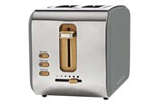 Leivänpaahdin - Nedis Leivänpaahdin KABT510EGY - toaster - Harmaa - KABT510EGY