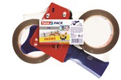 Teipit ja Liimat - tesa pack Ultra Strong Packaging Tape 2 x 66m x 50mm + Dispenser Ruskea - 57108-00000-01