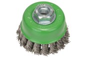 Työkalut - Bosch Kuppiharja kulma- ja suorahiomakoneille – punottu lanka, ruostumaton, 75 mm Ø 75 mm - 2609256504