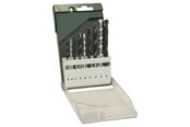 Poranterät & Ruuvauskärjet - Bosch 9-os. poranteräsarja: metalli HSS-R/kivi/puu 4,0 mm x 75 mm; 6,0 mm x 93 mm; 8,0 mm x 117 mm; 4,0 mm x 75 mm; 6,0 mm x 100 mm; 8,0 mm x 120 mm; 4,0 mm x 75 mm; 6,0 mm x 92 mm; 8,0 mm x 115 mm - 2609255483
