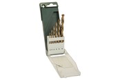 Poranterät & Ruuvauskärjet - Bosch 6-os. metalliporanteräsarja HSS-TiN, DIN 338 2,0; 3,0; 4,0; 5,0; 6,0; 8,0 mm - 2609255113
