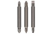 Työkalut - Bosch 3-os. kääntöruuvitalttasarja PH1, PZ1, S 0,6x4,5; PH2, PZ2, S 1,0x5,5; 60 mm - 2607001745